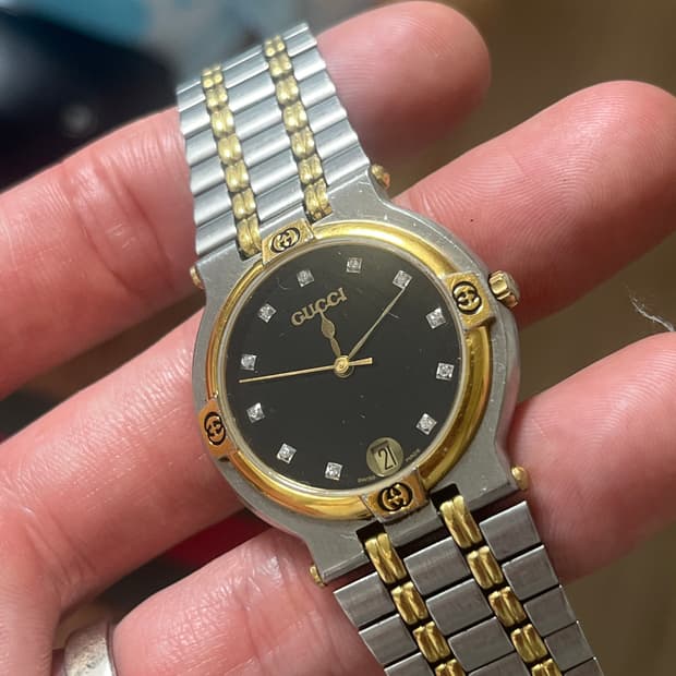 Gucci 9000m 다이아 인덱스 