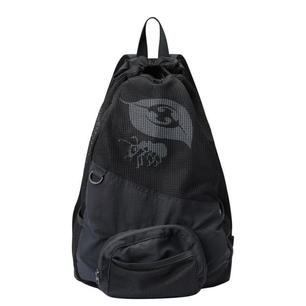 산산기어 보이롱페이스 매쉬 백 블랙