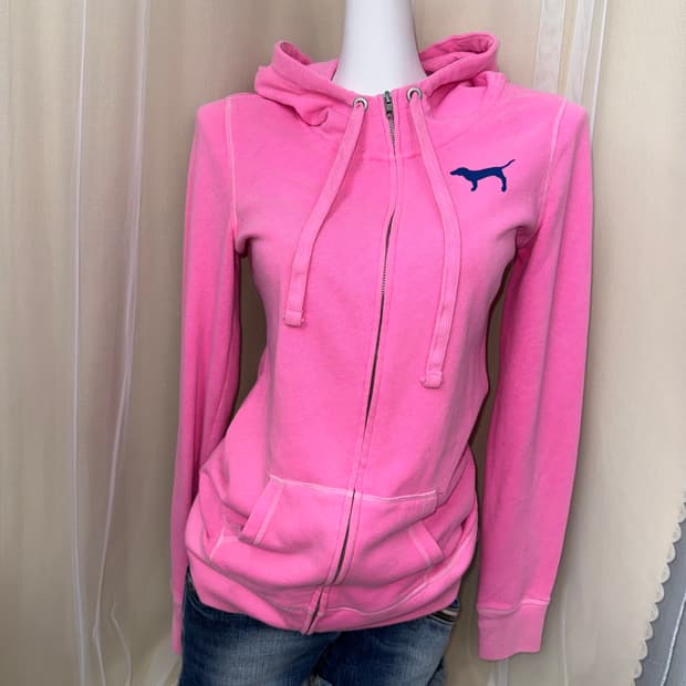 XS PINK Victoria's Secret 핑크 후드집업