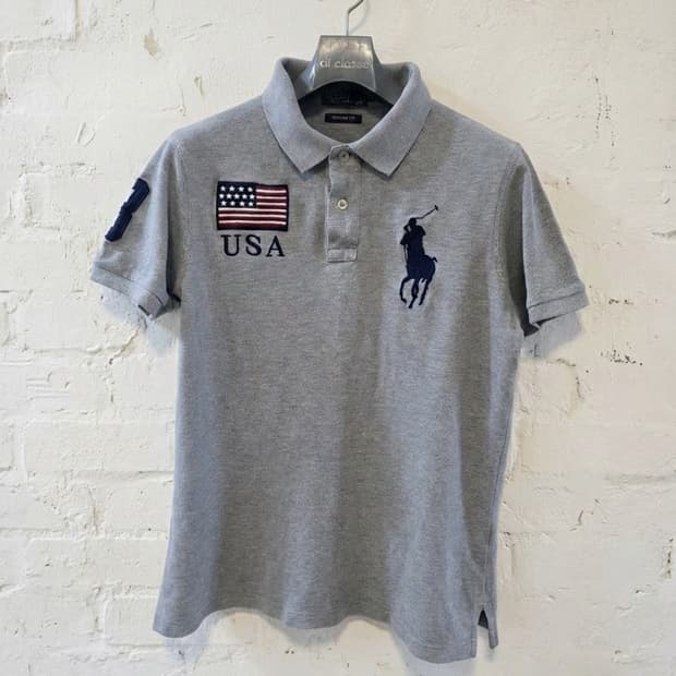 폴로 랄프로렌 성조기 빅포니 카라티 M