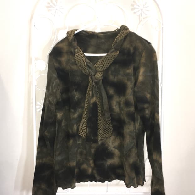 jpn vintage khaki twist knit