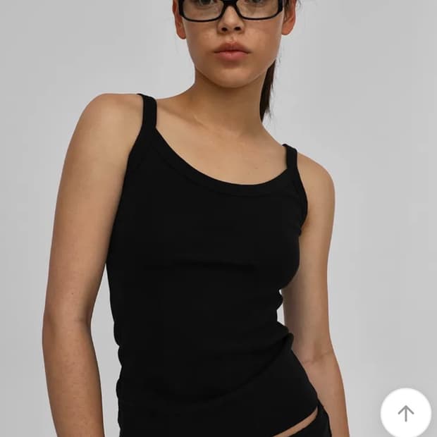 블랙업 [B-BASIC] 스탠다드 와이드 유넥 나시