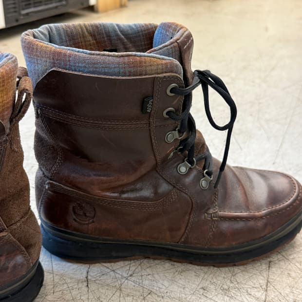 팀버랜드 X 펜들턴 비브람창 콜라보 레더 워커 280