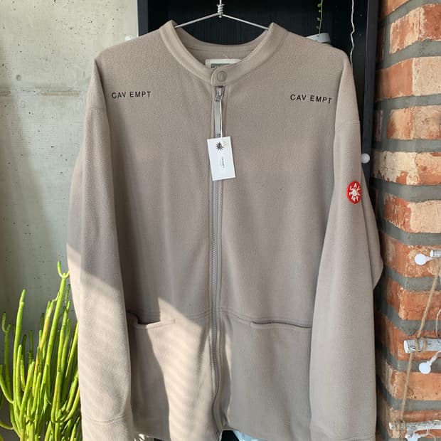 Cavempt 카브엠트 스탠드 카라 플리스 집업 자켓