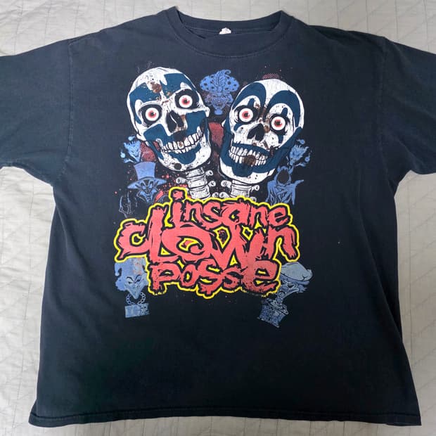 [OS] 90s 빈티지 ICP 스컬헤드 랩티 밴드티