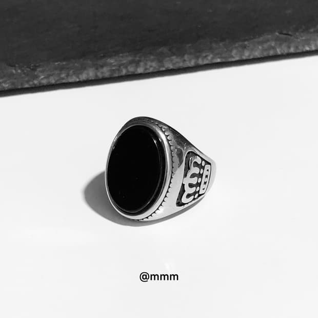 스톤 볼드 링 반지