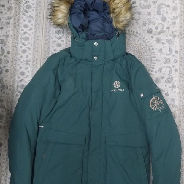 빈폴 아웃도어 도브 패딩 100  (후드분리됨)