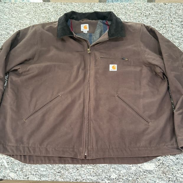 칼하트 디트로이트 자켓 다크브라운 2XL