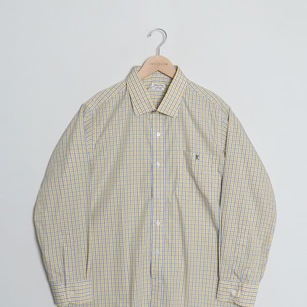90's JimmyChen Check Dress Shirts