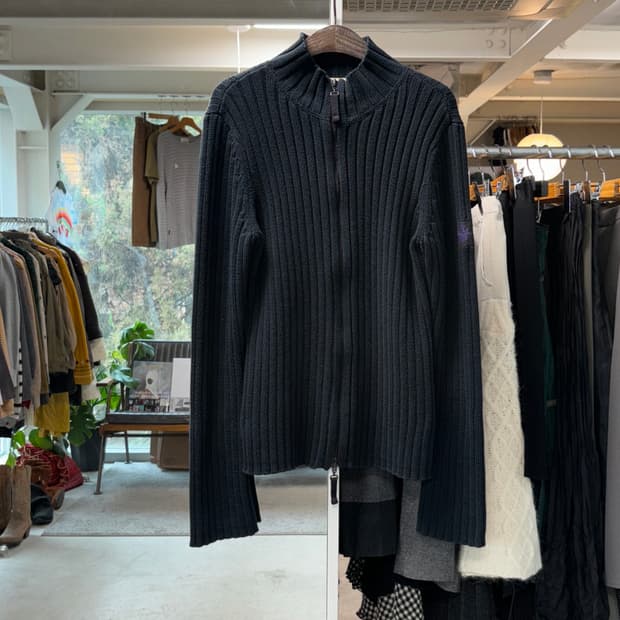 Dkny 니트 집업 자켓