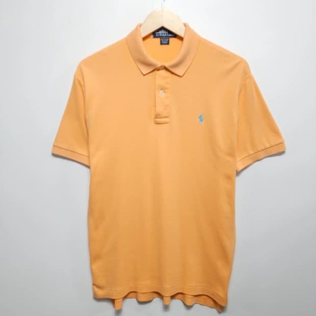 105 POLO 폴로 랄프로렌 반팔 카라티 살구색