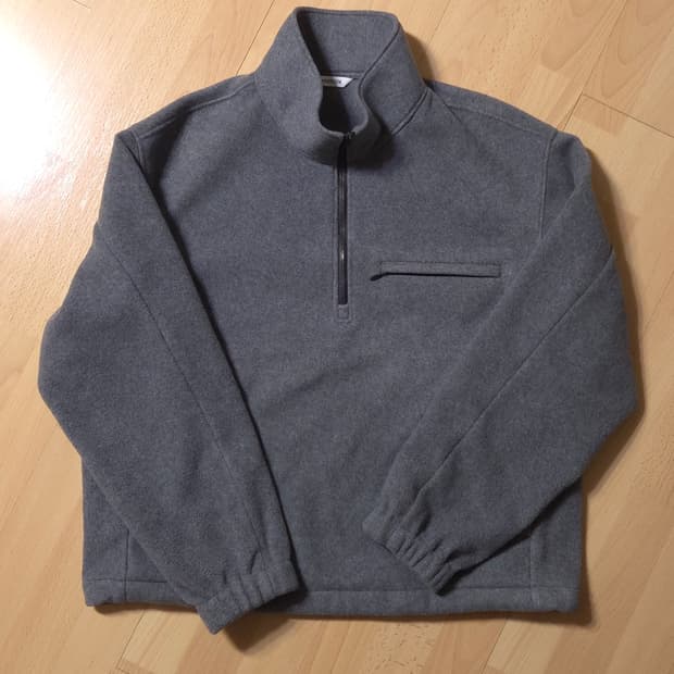 [1] 블랭크룸 러스틱 플리스 하프 집