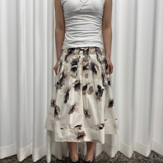 oriental pleats skirt