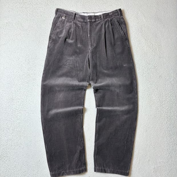 라코스테 00's 투턱 스트레이트 코듀로이 팬츠 PN7891