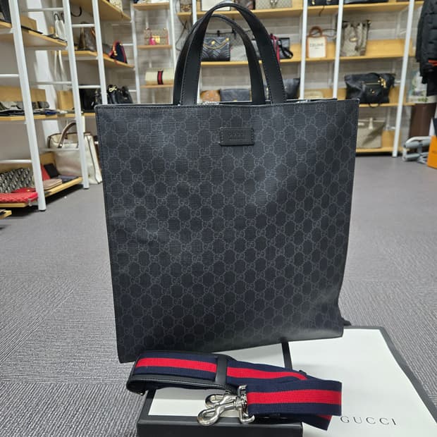 [특가][정품]구찌 웹삼선 토트 숄더백