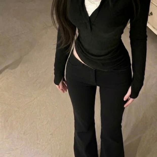 애니원모어 부츠컷 팬츠