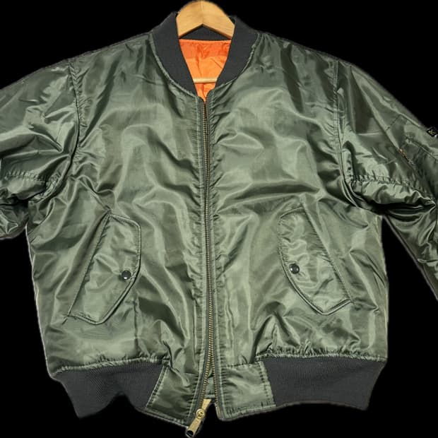 MA-1 FLIGHT JACKETSAGE GREEN무신사항공점퍼