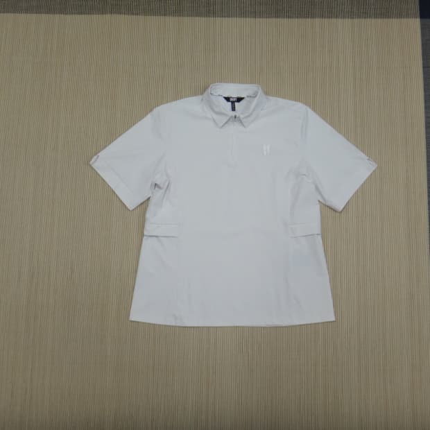 (M) DKNY GOLF 공용 냉감 반집업 티셔츠