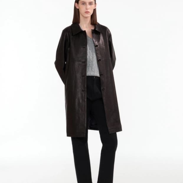 낫띵리튼 가죽 코트