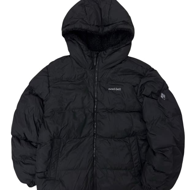 몽벨 리버시블 플리스 패딩 블랙 (L)