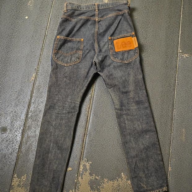 mercibeaucoup, × Lee 희소 콜라보 데님 팬츠