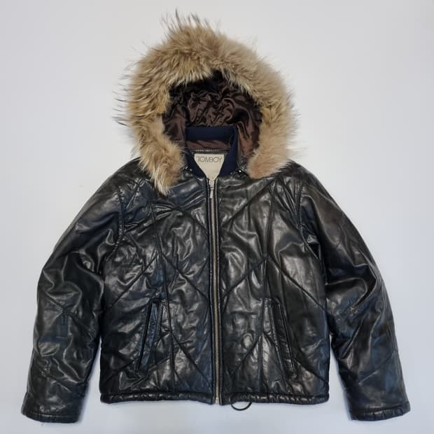 1990s 톰보이 N2B 레더자켓 