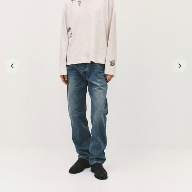 (구해요) 서피스에디션 lost straight denim