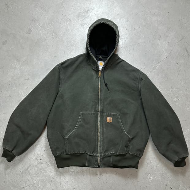 00's OG 칼하트 J25 액티브 자켓 칼하트 J130 모스그린