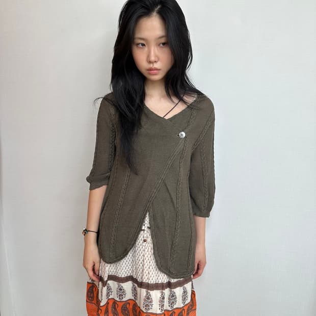 K.t lino cardigan