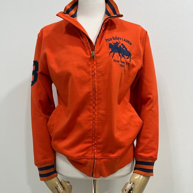 폴로 랄프로렌 빅포니 더블포니 집업 오렌지