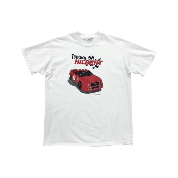 8-90's Tommy Hilbert #6 Racing T-shirt
