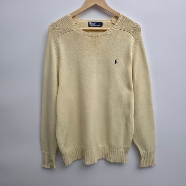 [L] 폴로 랄프로렌 아이보리 니트