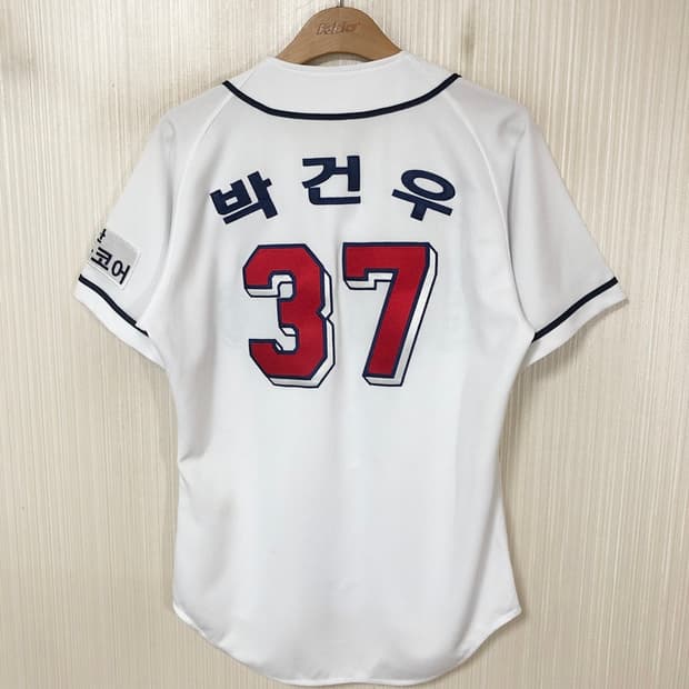 KBO 필라 두산베어스 어센틱 홈유니폼/져지 90 #37 박건우