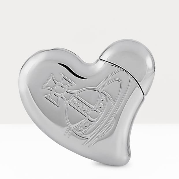 비비안웨스트우드 하트 라이터 실버