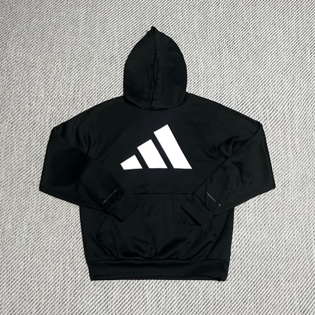 [S] adidas 아디다스 빅로고 폴리 스포츠 후드티