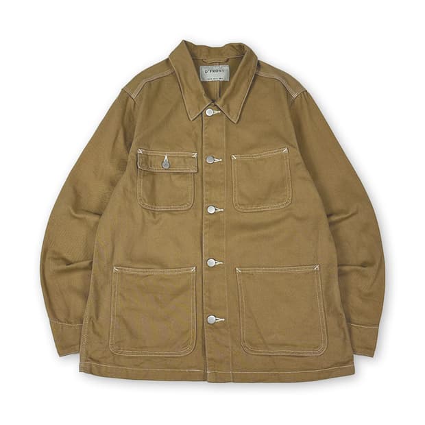 디프론트 브라운 트러커 자켓
