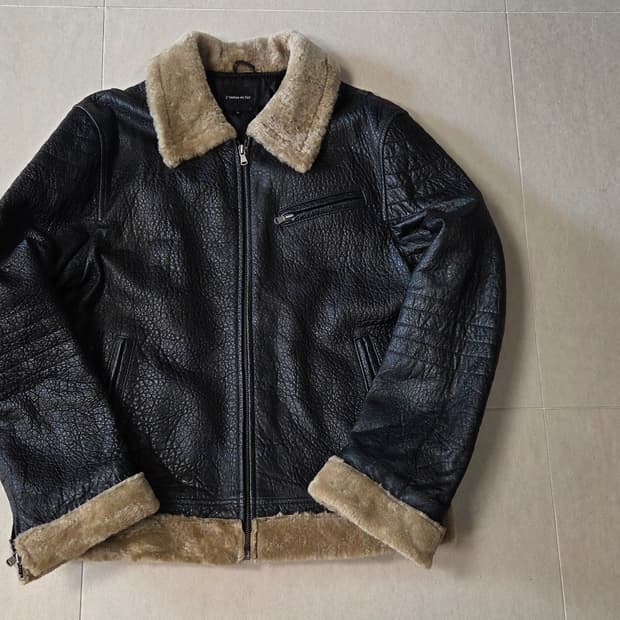 L'homme en Cuir 양털 바이커  가죽 무스탕