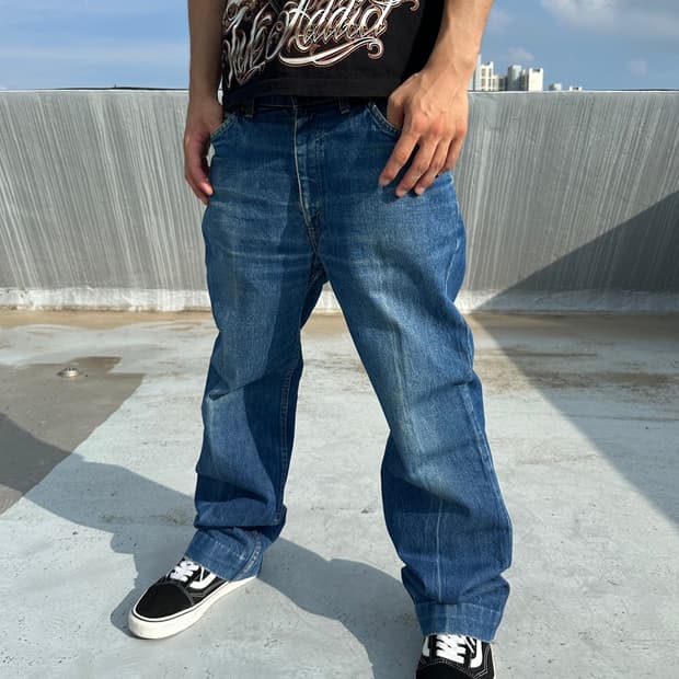 Levi’s 80’s 리바이스 629 오렌지탭 데님팬츠(W34 L36)