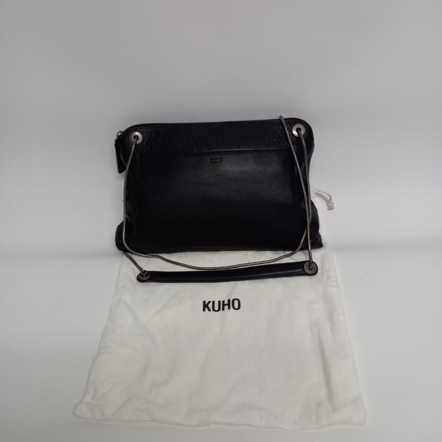구호 KUHO 블랙 크로스 숄더백