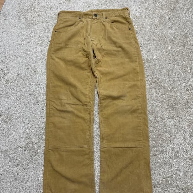 [m]베이프 코듀로이 더블니 팬츠 