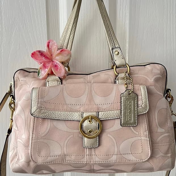 Coach 코치 빈티지 가방 pink