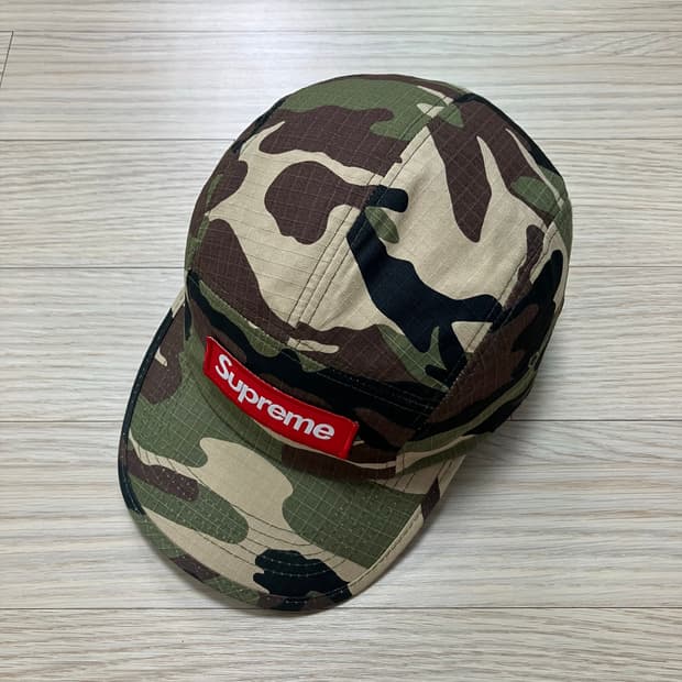 [Supreme] 슈프림 립스탑 카모 캠프캡 모자
