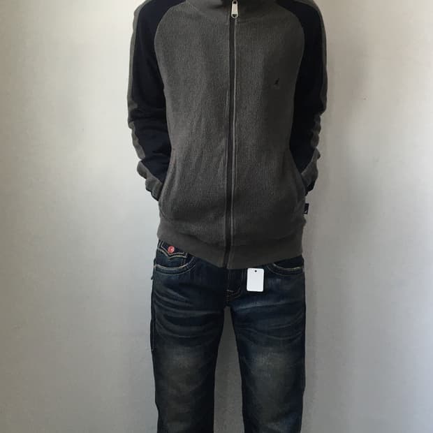 Kangol cotton zip up