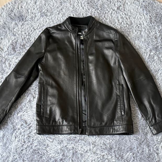 캘빈 클라인 레더 자켓