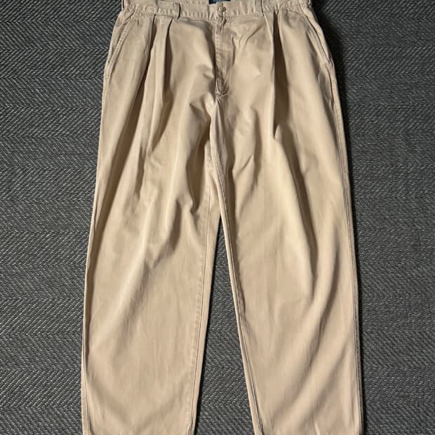 (36) 80s USA 폴로 랄프로렌 더블 플리츠 치노 팬츠