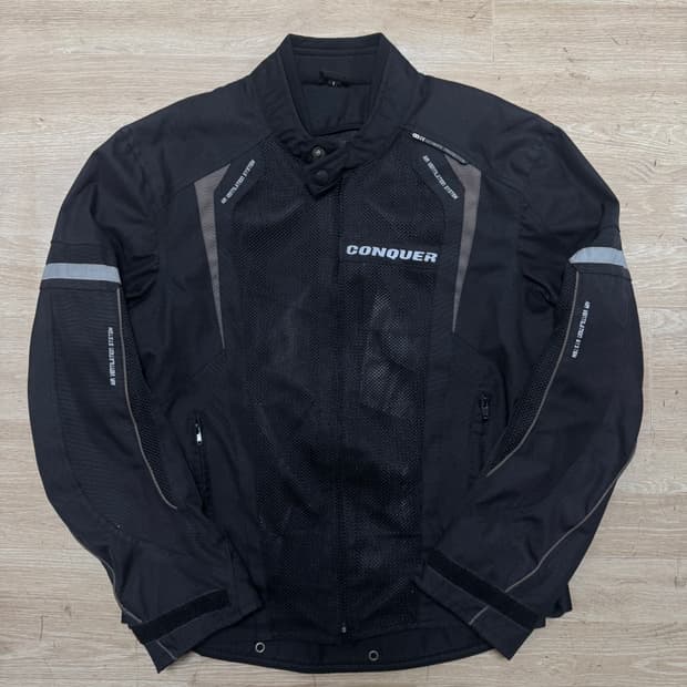 컨쿼 코듀라 바이커 자켓