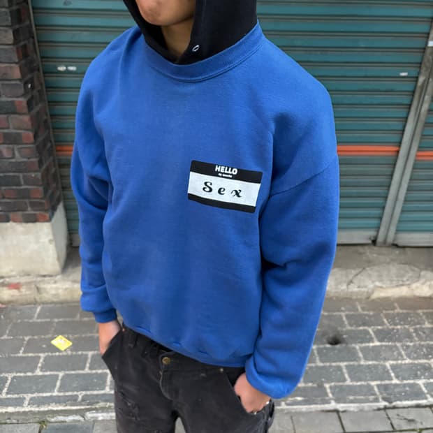 90s Jerzees 스웻셔츠 커스텀