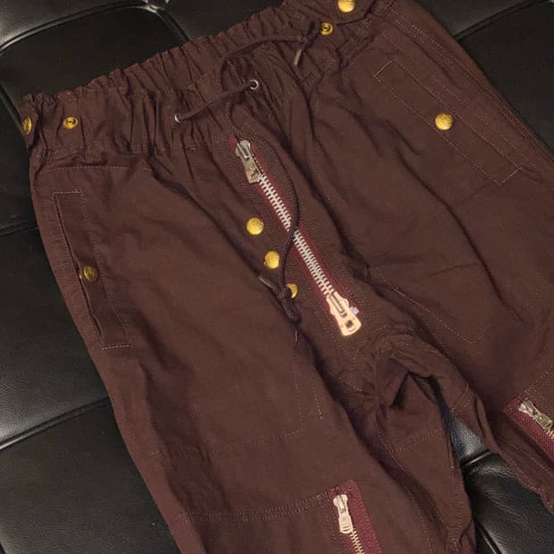 솔로이스트 지퍼 팬츠 48