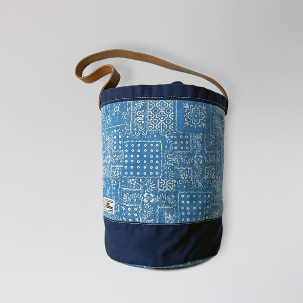 Patchwork indigo (reyn spooner) bag