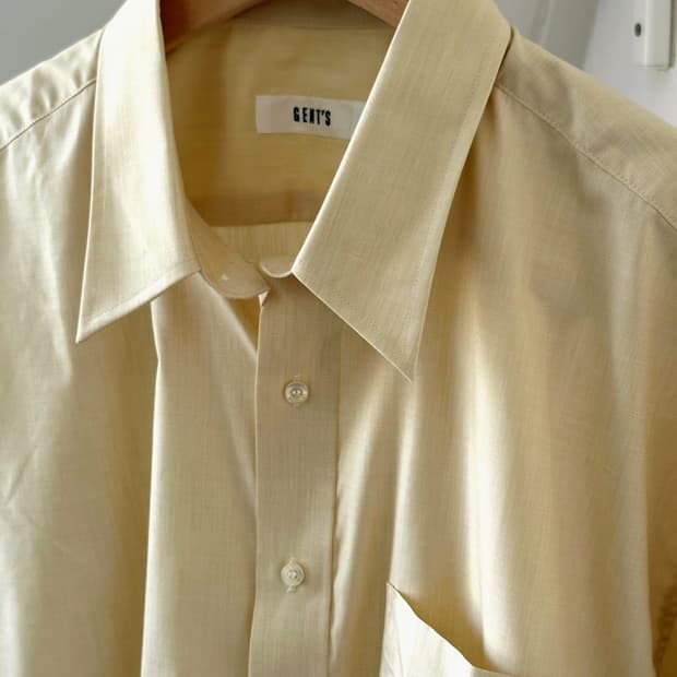 High gauge light cotton poly H/S shirt